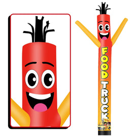 6FT Tall Food Truck Waving Inflatable Tube Man(Blower Not Included) - goodeny