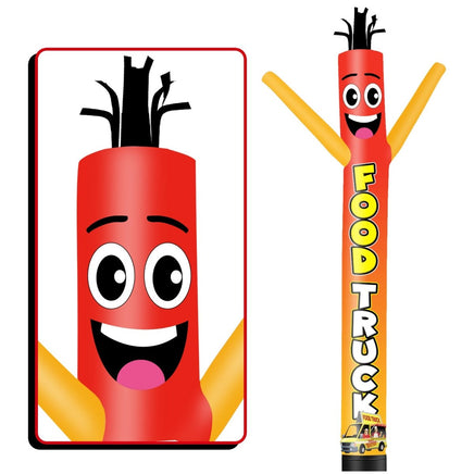 6FT Tall Food Truck Waving Inflatable Tube Man(Blower Not Included) - goodeny