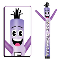 6FT Tall Foot Massage Waving Inflatable Tube Man(Blower Not Included) - goodeny
