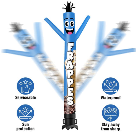 6FT Tall Frappes Waving Inflatable Tube Man(Blower Not Included) - goodeny