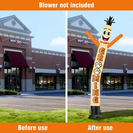 6FT Tall Grooming Waving Inflatable Tube Man(Blower Not Included) - goodeny