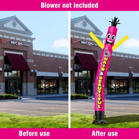 6FT Tall Hair & Beautiful Waving Inflatable Tube Man(Blower Not Included) - goodeny