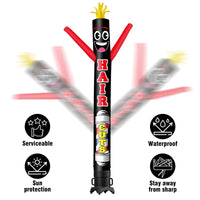 6FT Tall Hair Cuts Waving Inflatable Tube Man(Blower Not Included) - goodeny