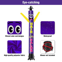 6FT Tall Hair Salon Waving Inflatable Tube Man(Blower Not Included) - goodeny