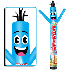 6FT Tall Happy Easter Waving Inflatable Tube Man(Blower Not Included) - goodeny