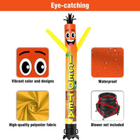 6FT Tall Iced Tea Waving Inflatable Tube Man(Blower Not Included) - goodeny