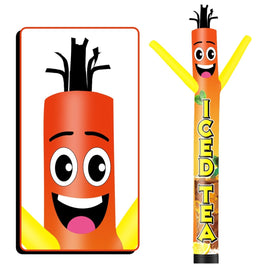 6FT Tall Iced Tea Waving Inflatable Tube Man(Blower Not Included) - goodeny