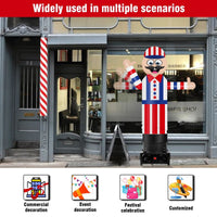 6FT Tall Inflatable Barber Shop Wavers Inflatable Tube Man (18''Diameter) (Blower Not Included) - goodeny