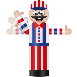 6FT Tall Inflatable Barber Shop Wavers Inflatable Tube Man (18''Diameter) (Blower Not Included) - goodeny