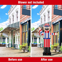 6FT Tall Inflatable Barber Shop Wavers Inflatable Tube Man (18''Diameter) (Blower Not Included) - goodeny