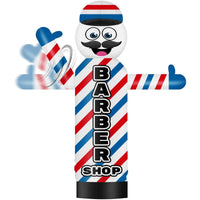 6FT Tall Inflatable Barber Shop Wavers Inflatable Tube Man (18''Diameter) (Blower Not Included) - goodeny