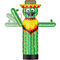 6FT Tall Inflatable Cactus Wavers Inflatable Tube Man (12''Diameter) (Blower Not Included) - goodeny