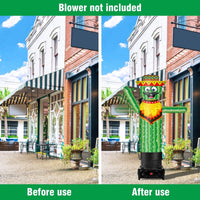 6FT Tall Inflatable Cactus Wavers Inflatable Tube Man (12''Diameter) (Blower Not Included) - goodeny