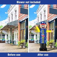 6FT Tall Inflatable Car Wash Wavers Inflatable Tube Man (12''Diameter) (Blower Not Included) - goodeny