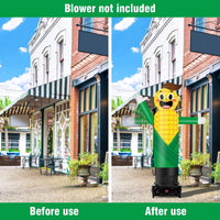 6FT Tall Inflatable Corn Wavers Inflatable Tube Man (12''Diameter) (Blower Not Included) - goodeny