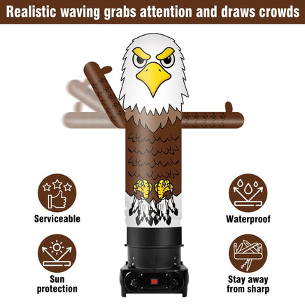 6FT Tall Inflatable Eagle Wavers Inflatable Tube Man (18''Diameter) (Blower Not Included) - goodeny