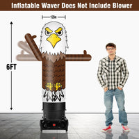6FT Tall Inflatable Eagle Wavers Inflatable Tube Man (18''Diameter) (Blower Not Included) - goodeny