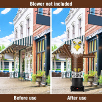 6FT Tall Inflatable Eagle Wavers Inflatable Tube Man (18''Diameter) (Blower Not Included) - goodeny
