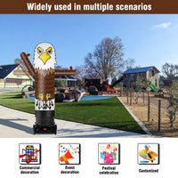 6FT Tall Inflatable Eagle Wavers Inflatable Tube Man (18''Diameter) (Blower Not Included) - goodeny
