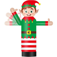 6FT Tall Inflatable ELF Wavers Inflatable Tube Man (12''Diameter) (Blower Not Included) - goodeny