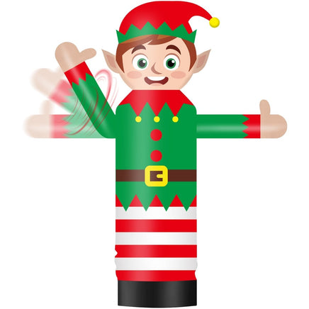 6FT Tall Inflatable ELF Wavers Inflatable Tube Man (12''Diameter) (Blower Not Included) - goodeny