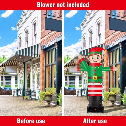 6FT Tall Inflatable ELF Wavers Inflatable Tube Man (12''Diameter) (Blower Not Included) - goodeny