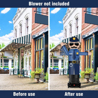 6FT Tall Inflatable Policeman Wavers Inflatable Tube Man (12''Diameter) (Blower Not Included) - goodeny
