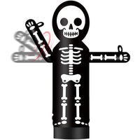 6FT Tall Inflatable Skeleton Wavers Inflatable Tube Man (12''Diameter) (Blower Not Included) - goodeny