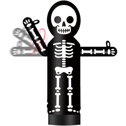 6FT Tall Inflatable Skeleton Wavers Inflatable Tube Man (12''Diameter) (Blower Not Included) - goodeny