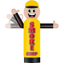 6FT Tall Inflatable Smoke Shop Wavers Inflatable Tube Man (12''Diameter) (Blower Not Included) - goodeny