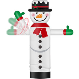 6FT Tall Inflatable Snowman Wavers Inflatable Tube Man (12''Diameter) (Blower Not Included) - goodeny