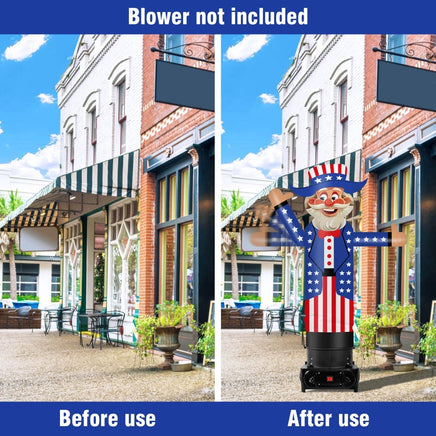 6FT Tall Inflatable Uncle Sam Wavers Inflatable Tube Man (18''Diameter) (Blower Not Included) - goodeny