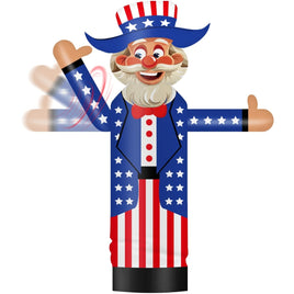 6FT Tall Inflatable Uncle Sam Wavers Inflatable Tube Man (18''Diameter) (Blower Not Included) - goodeny