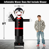 6FT Tall Inflatable Vampire Wavers Inflatable Tube Man (12''Diameter) (Blower Not Included) - goodeny