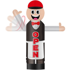 6FT Tall Inflatable Wavers Open Inflatable Tube Man (18''Diameter) (Blower Not Included) - goodeny