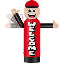 6FT Tall Inflatable Welcome Wavers Inflatable Tube Man (18''Diameter) (Blower Not Included) - goodeny