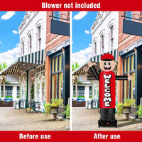 6FT Tall Inflatable Welcome Wavers Inflatable Tube Man (18''Diameter) (Blower Not Included) - goodeny