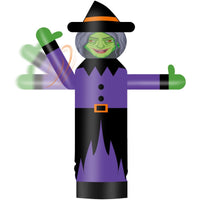 6FT Tall Inflatable Witch Wavers Inflatable Tube Man (12''Diameter) (Blower Not Included) - goodeny