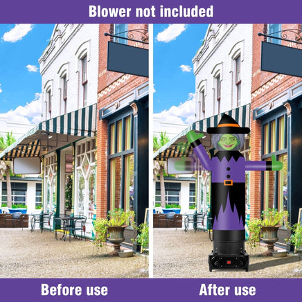 6FT Tall Inflatable Witch Wavers Inflatable Tube Man (12''Diameter) (Blower Not Included) - goodeny