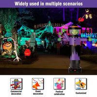 6FT Tall Inflatable Witch Wavers Inflatable Tube Man (12''Diameter) (Blower Not Included) - goodeny