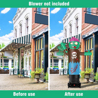 6FT Tall Inflatable Zombie Wavers Inflatable Tube Man (12''Diameter) (Blower Not Included) - goodeny