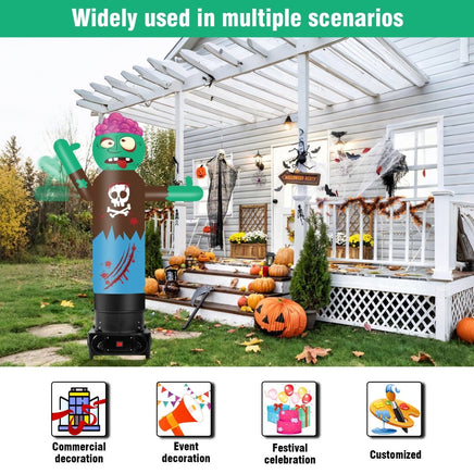 6FT Tall Inflatable Zombie Wavers Inflatable Tube Man (12''Diameter) (Blower Not Included) - goodeny