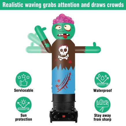 6FT Tall Inflatable Zombie Wavers Inflatable Tube Man (12''Diameter) (Blower Not Included) - goodeny