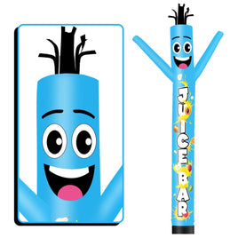 6FT Tall Juice Bar Blue Waving Inflatable Tube Man(Blower Not Included) - goodeny