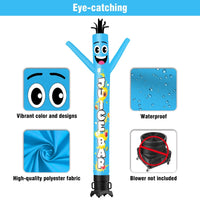 6FT Tall Juice Bar Blue Waving Inflatable Tube Man(Blower Not Included) - goodeny