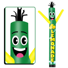 6FT Tall Lemonade Waving Inflatable Tube Man(Blower Not Included) - goodeny