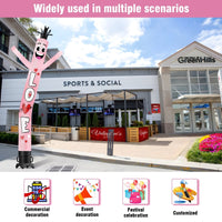 6FT Tall Love Waving Inflatable Tube Man(Blower Not Included) - goodeny