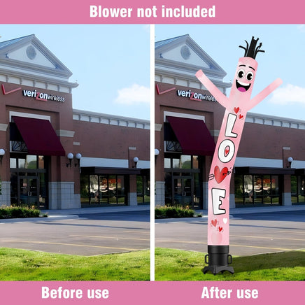 6FT Tall Love Waving Inflatable Tube Man(Blower Not Included) - goodeny