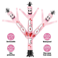 6FT Tall Love Waving Inflatable Tube Man(Blower Not Included) - goodeny