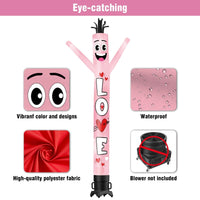 6FT Tall Love Waving Inflatable Tube Man(Blower Not Included) - goodeny